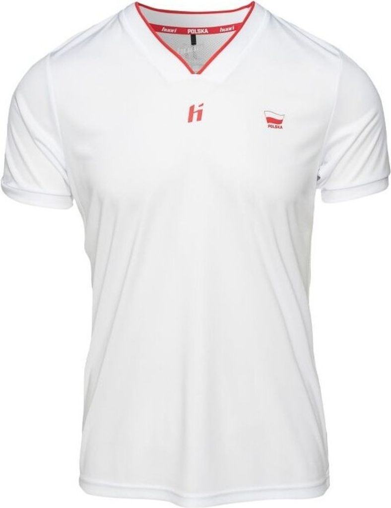 Huari - "Alumni Poland" T-Shirt für Herren PP14805 (XL) (Weiß/Rot)