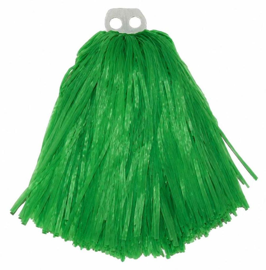 Cheerleader Pompon mit Ringgriff | Farbwahl Farbe: Grün Produktbild 