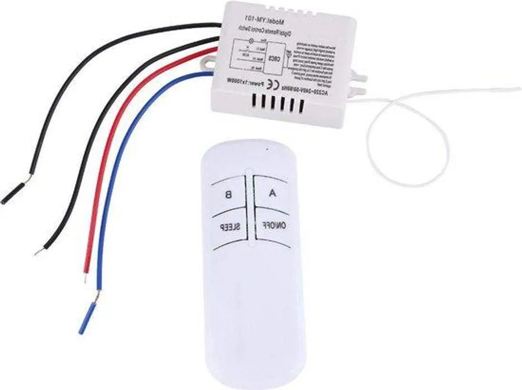 Interrupteur numérique sans fil 220V pour lampes et éclairage intérieur
