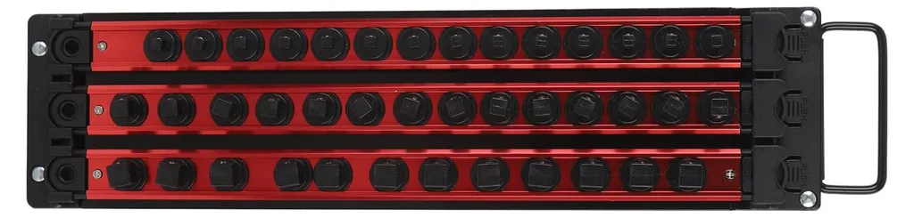 Support de rangement pour douilles mécaniques capacité 40 douilles Alu