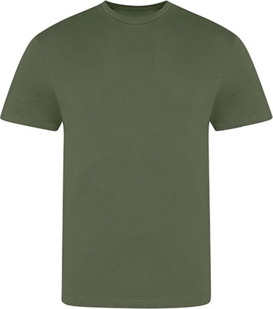 Just Ts JT100 | Herren Shirt The 100 T, Gekämmte, ringgesponnene Baumwolle - Farbe: Earthy Green - Größe: L