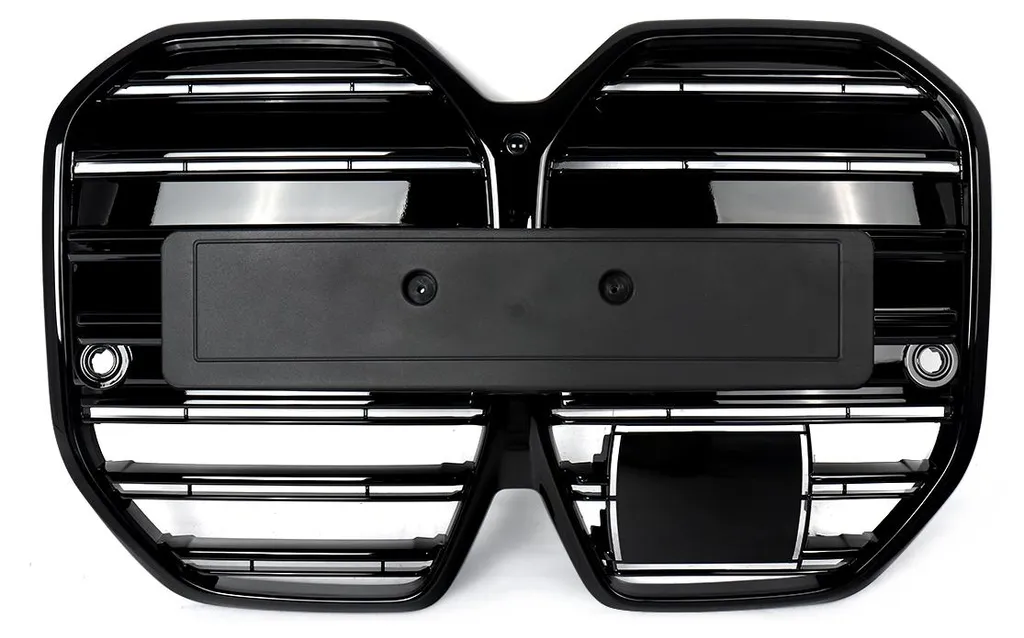Grille de pare-chocs avant noir brillant pour coupé sport finition luxe