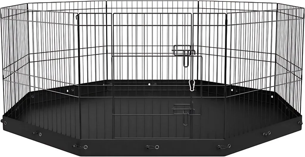 Enclos anti-évasion de 152cm pour chiens et chats Bolt Edge avec tapis sol