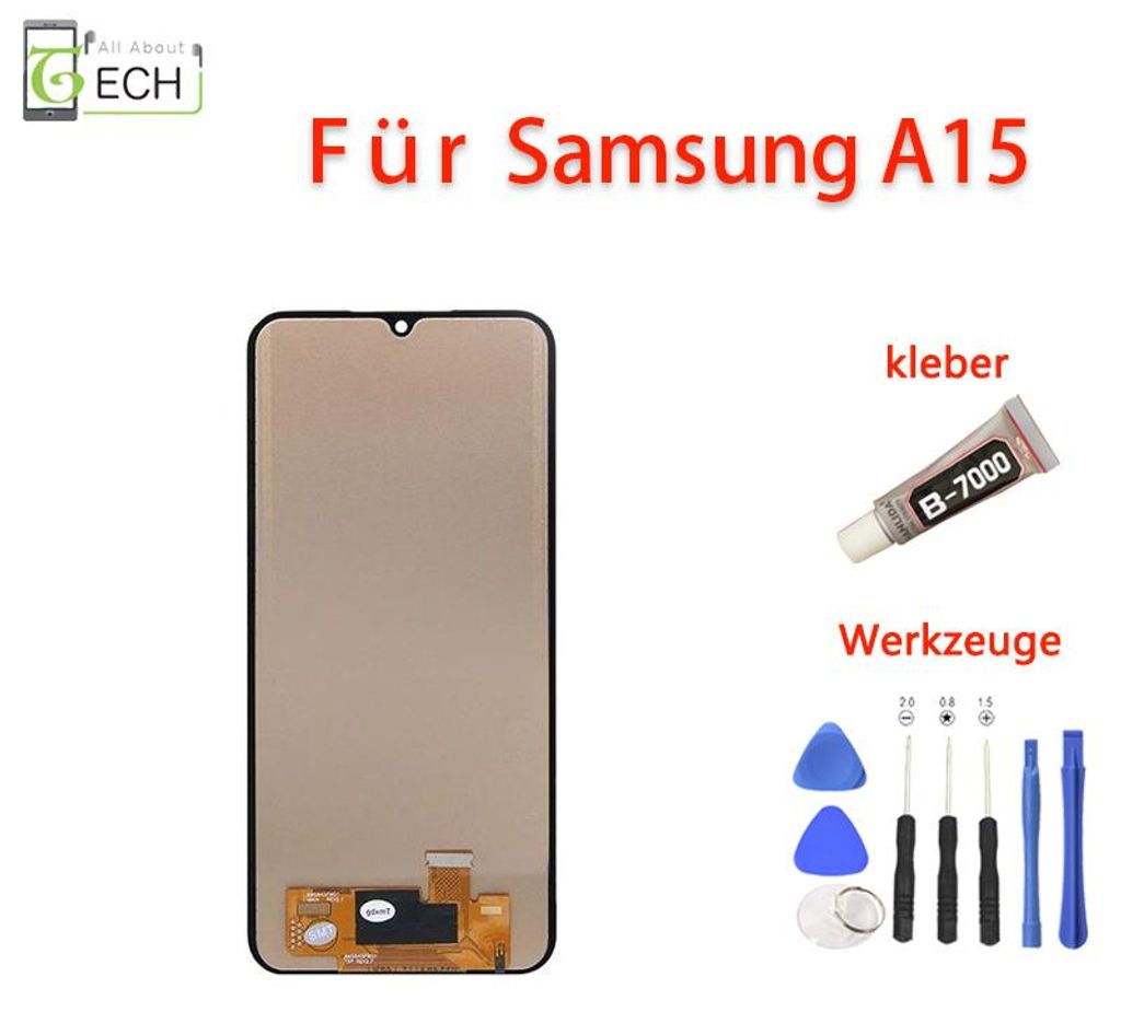 Für Samsung Galaxy A15 SM-A155F Display LCD  Touchscreen + Produktbild 