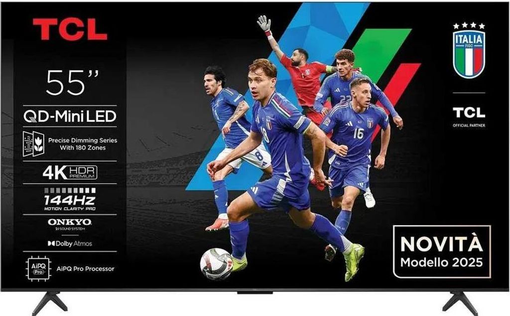 Téléviseur Mini LED TCL 55Q6C, 4K, 55'' (138 cm), Image du produit 