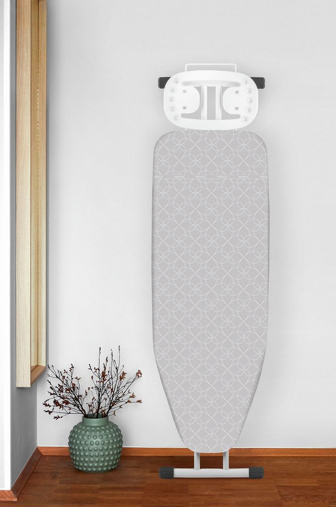 WENKO Bügelbrettbezug Basic L - Baumwolle Mit Schaumstoffpolsterung