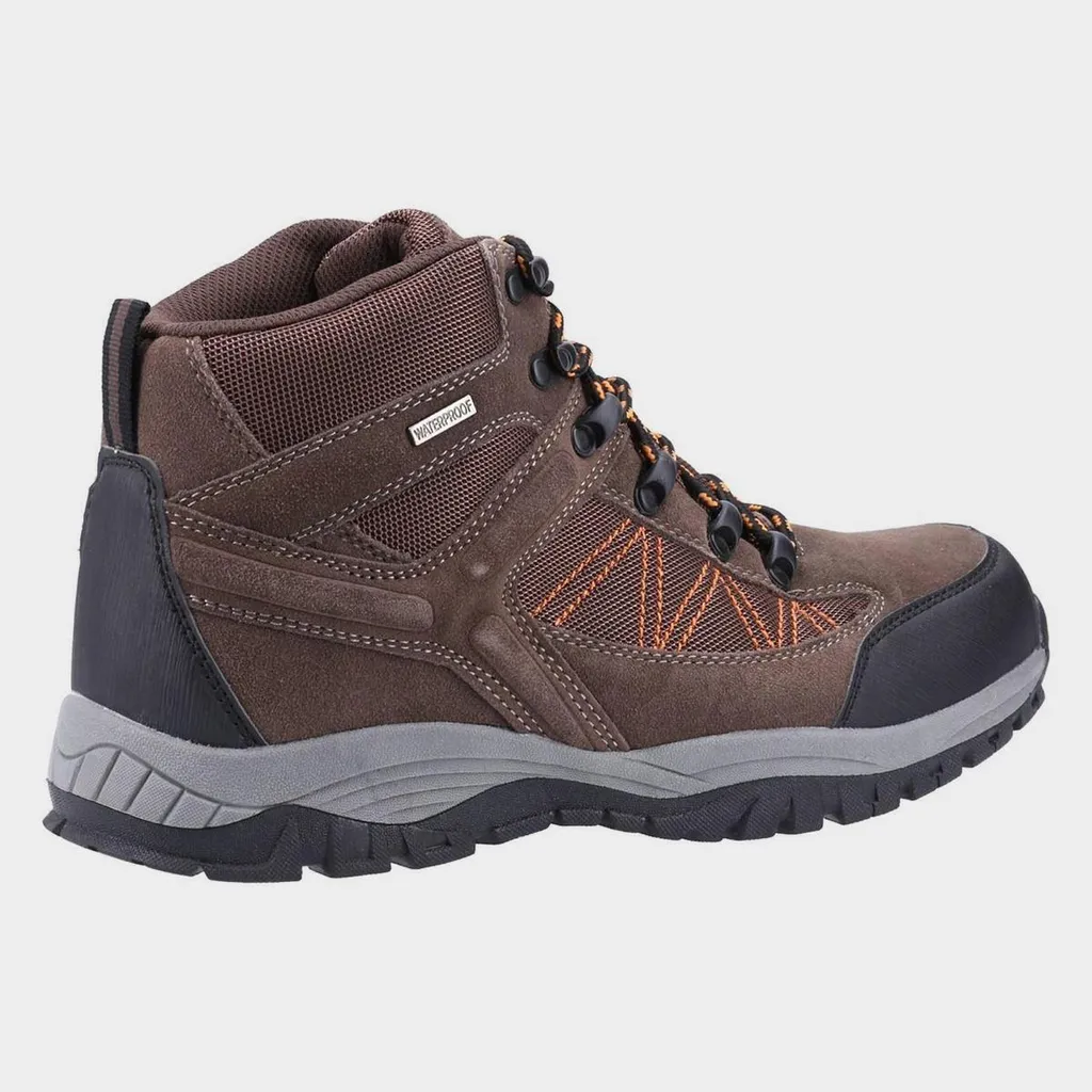 Chaussures de marche en daim marron durables avec semelle crantée - 4