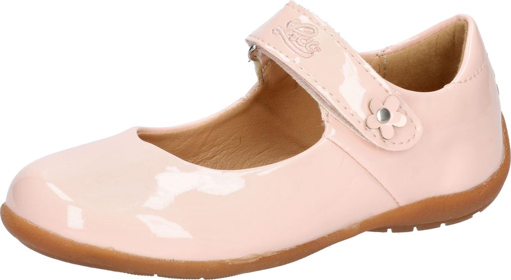 Lico Kinder Ballerina Anna V mit Klettverschluss, weichem Textilfutter und flexibler TPR-Laufsohle, Größe 39