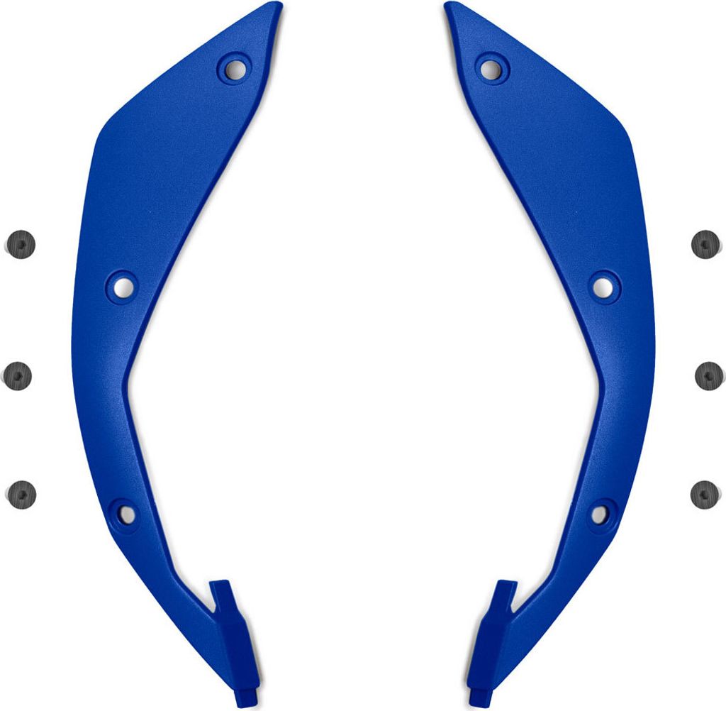 Blauer Seitenteller-Kit mit Airoh Aviator 3 XS S Helm Schrauben