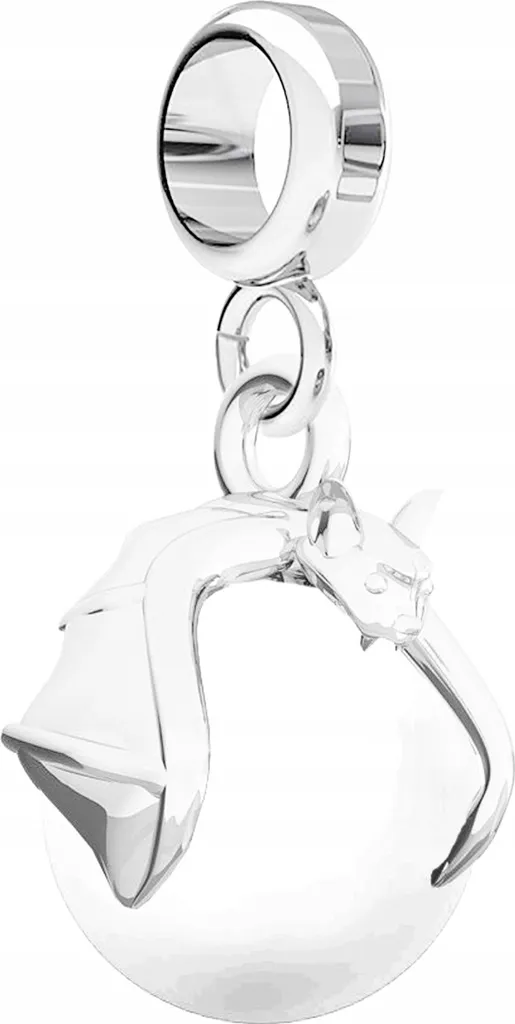 Pendente Pipistrello Argento 925 e Perla | Stile Goth Chic Esclusivo