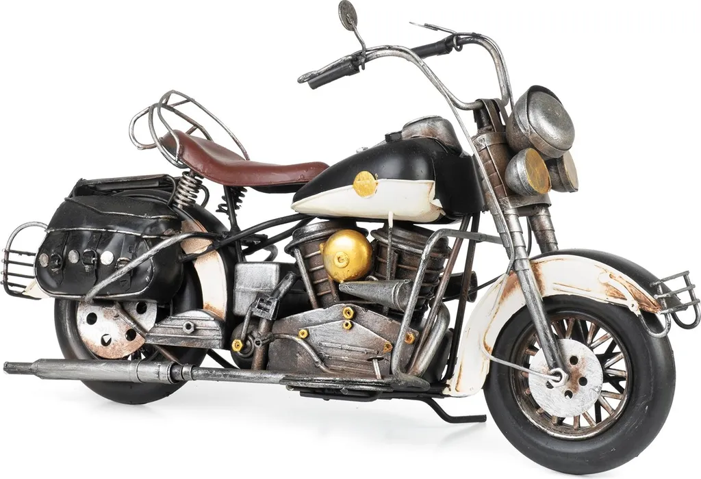 Moto Vintage Moritz Latta da Collezione | Arredo Officina Nero Bianco