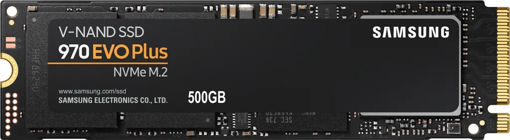 Samsung 970 Evo Plus SSD NVMe 500GB avec Technologie V-NAND et TurboWrite