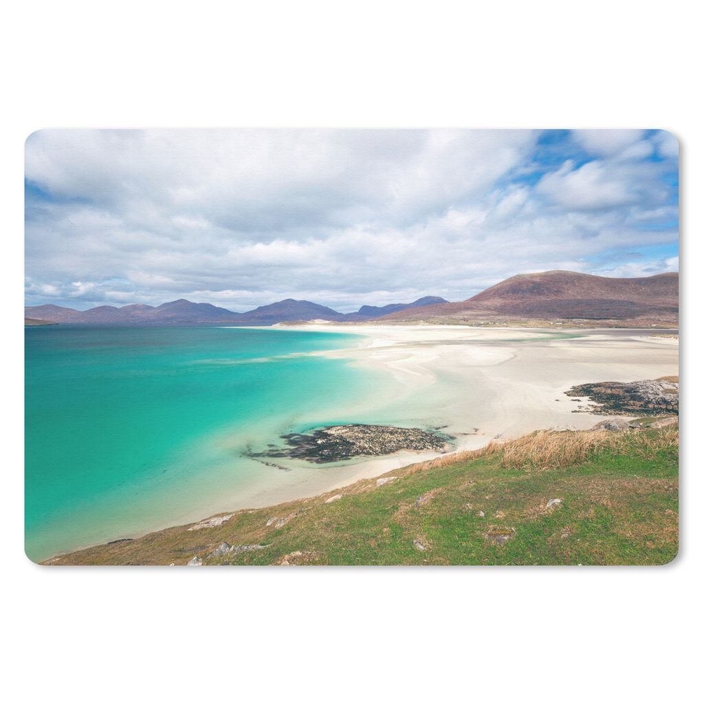 MuchoWow Mauspad Mousepad Strand - Wasser - England 27x18 cm - Mousepads - Maus Mat - Pad - Mausunterlage - Büroartikel - Desk Matten