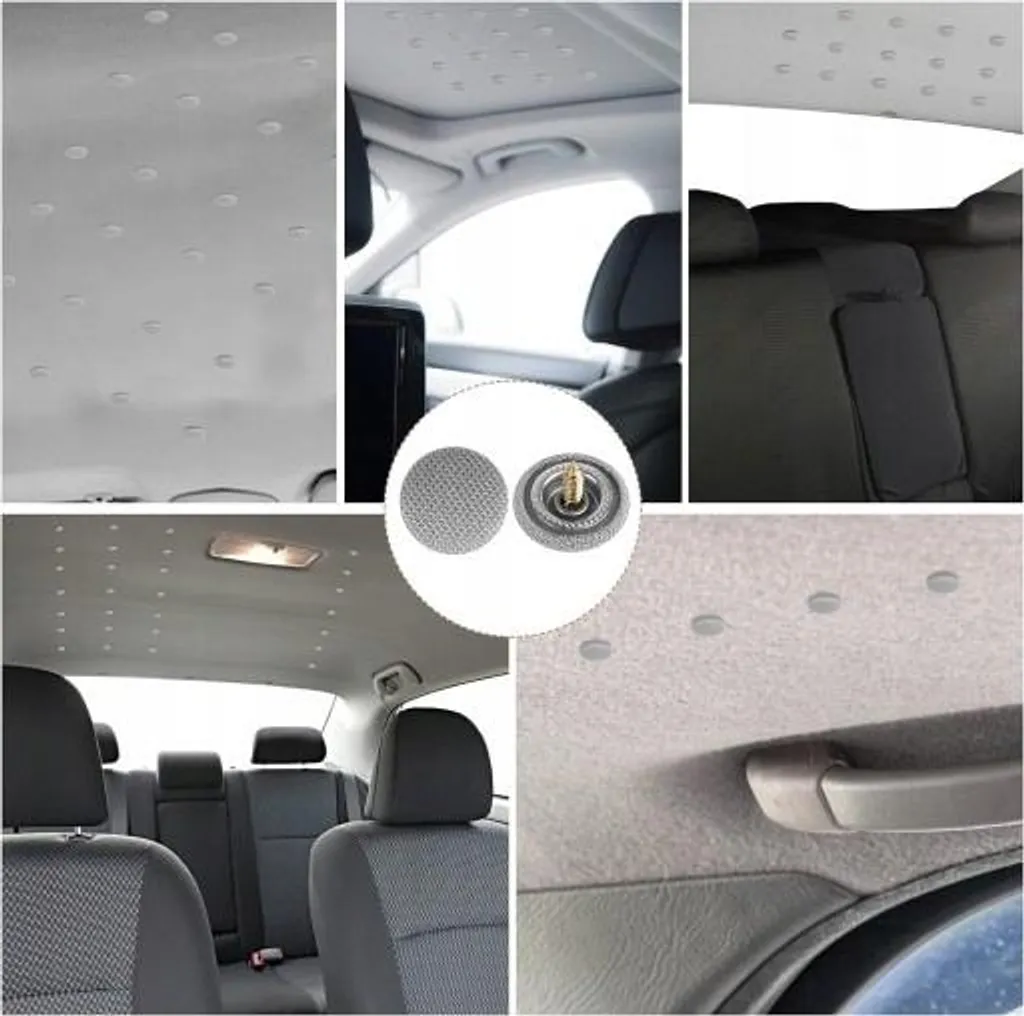 Solution toit voiture décollé - Kit 75 rivets pour ciel de toit gris - 8