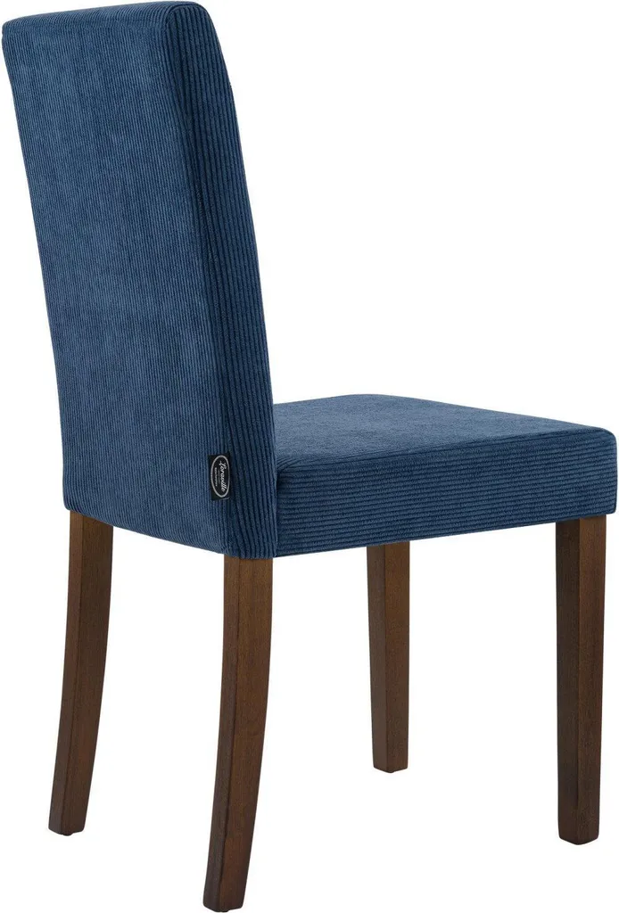 Sedia da Pranzo in Corda Blu e Legno Massello - Comfort Extra e Robustezza - 2