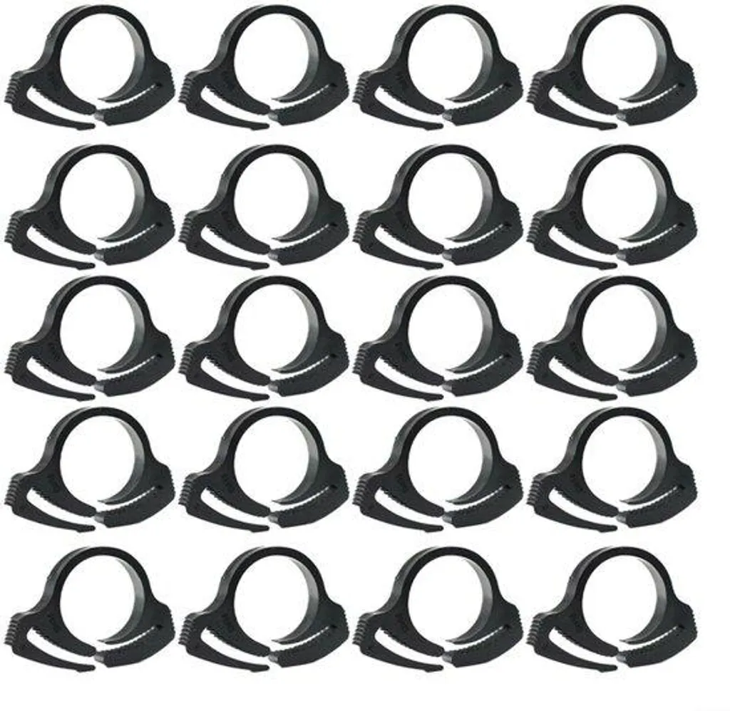 Anti-fuite : Colliers de serrage φ16 mm réglables pour tuyaux - 40 pcs