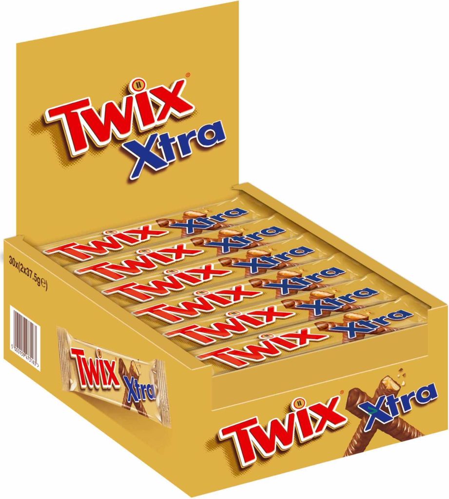 Twix - Schokoladenriegel Xtra - 30 Riegel Obrázok produktu 