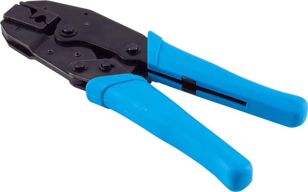 FLEXLINE Crimpzange für Rundkabel/Interlock RJ45 Stecker