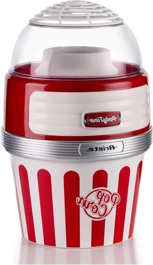 Appareil à pop-corn XL avec bol amovible - Machine rouge ultra rapide