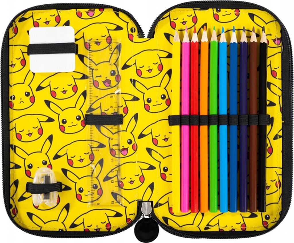 Majewski dvojit penl s psluenstvm Pokemon Pikachu Obrázek produktu 