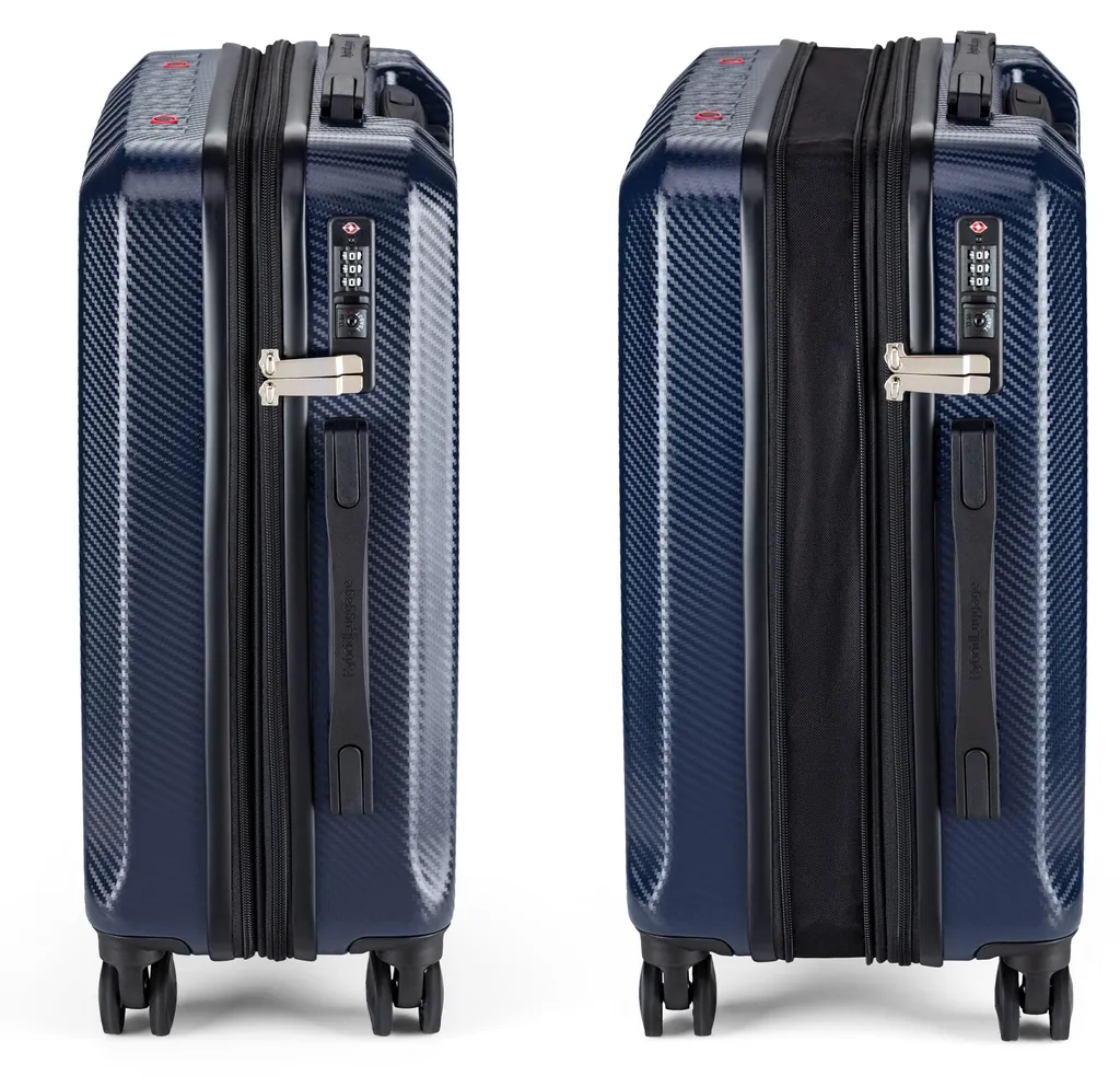 Valise Cabine pour Avion 40x20x55 cm Compactor Bleu - Spéciale Petit Format - 5