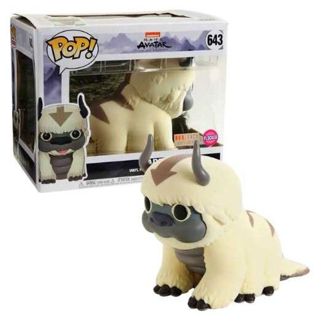 Funko Pop! AnimAtion: 15 cm: Avatar: Der Herr der Elemente – Appa (15 cm) (beflockt) #643 Box Lunch Exklusiv