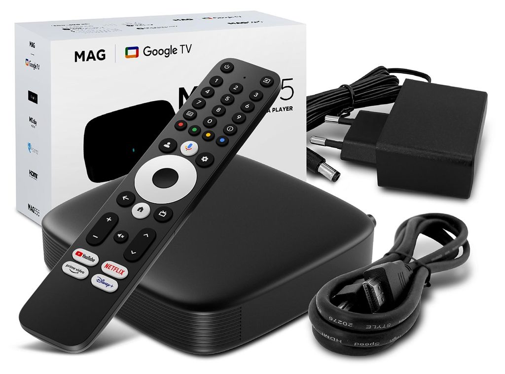 MAG 555 IP TV Set Top Box 2GB RAM Android 4K UHD HEVC H.265 Produktbild 