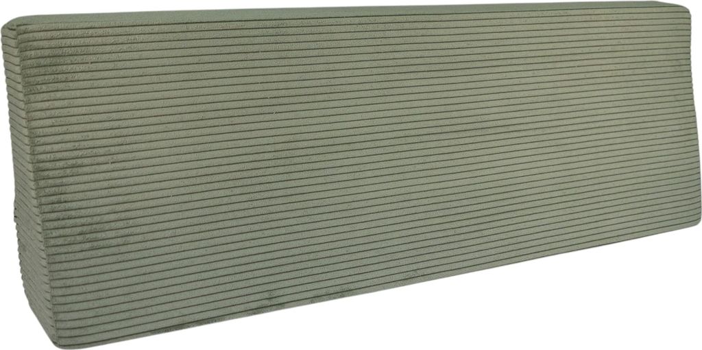 Pillows24 - Palettenkissen Rückenkissen 120x40 aus Cordstoff | Sitzkissen & Rückenkissen für Europaletten 120x80 | für Wohnzimmer, Garten | Grün