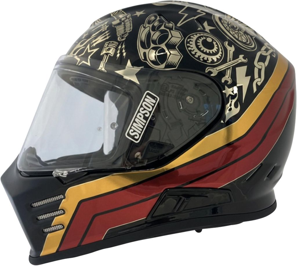 Simpson Venom Tattoo Helm, S