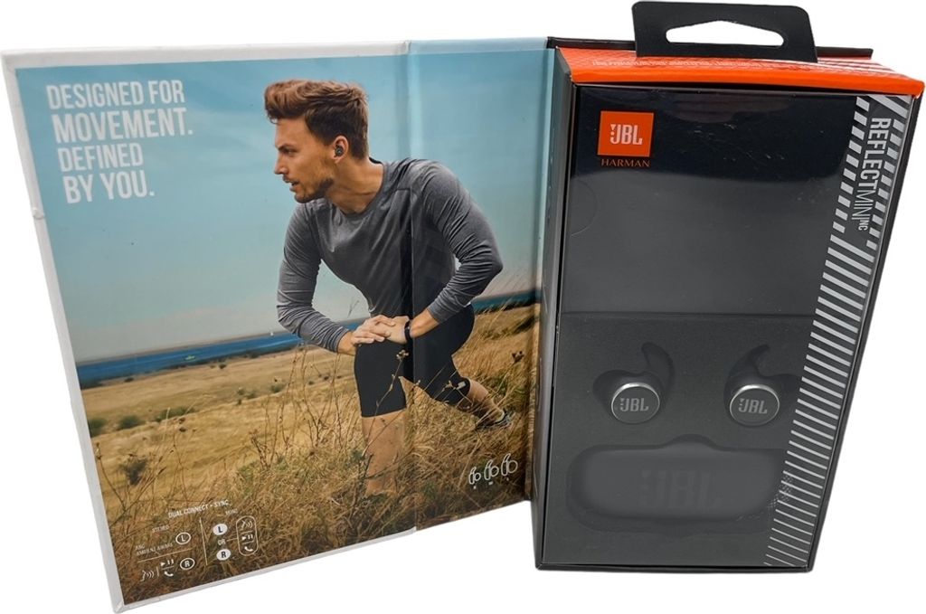 JBL Reflect Mini NC Wireless In Ear Sport Kopfhörer Schwarz Produktbild 
