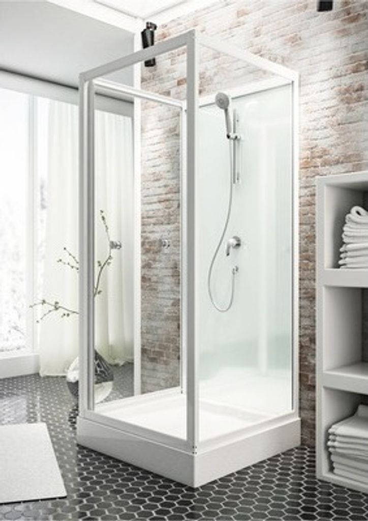 Komplettdusche SCHULTE Juist II 80 x 80 x 210 cm alpinweiß