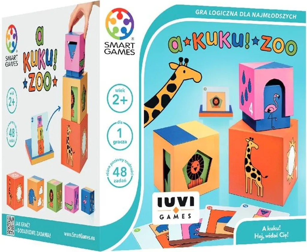 Jeu de voyage enfant Un clin d'œil Zoo Smart Games idéal pour occuper
