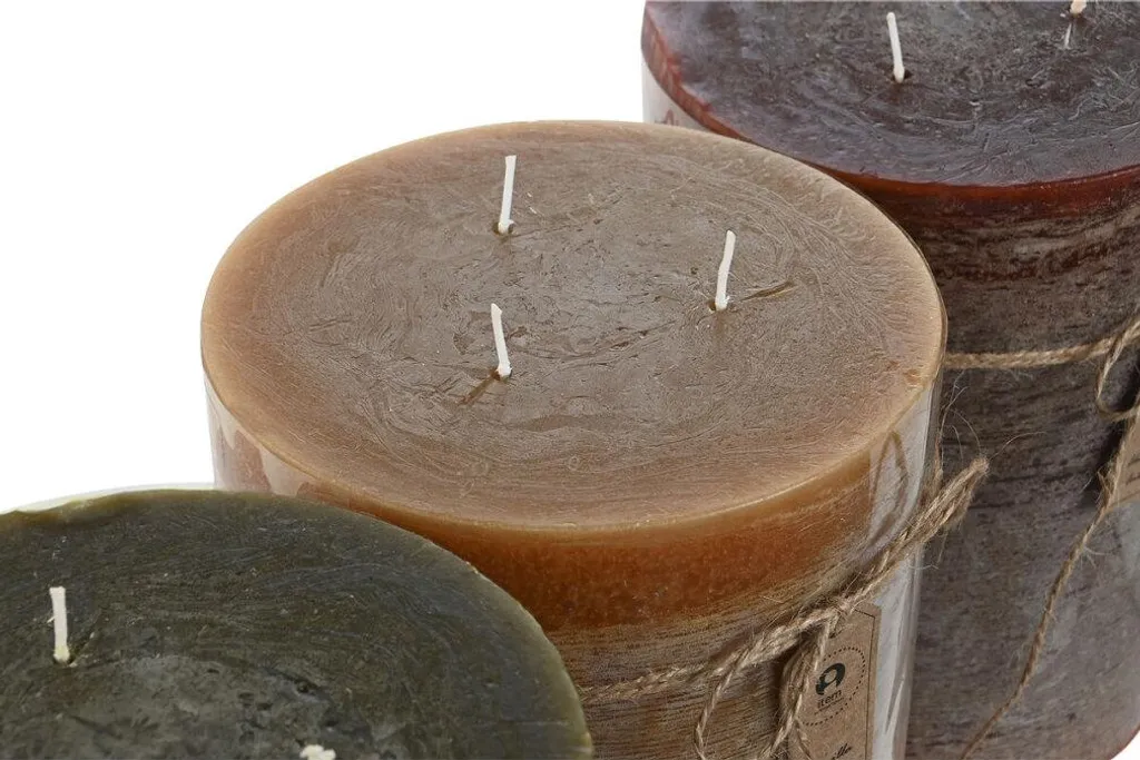 Home ESPRIT Set 3 Candele - Profumo di Casa e Ricordi Indimenticabili - 2