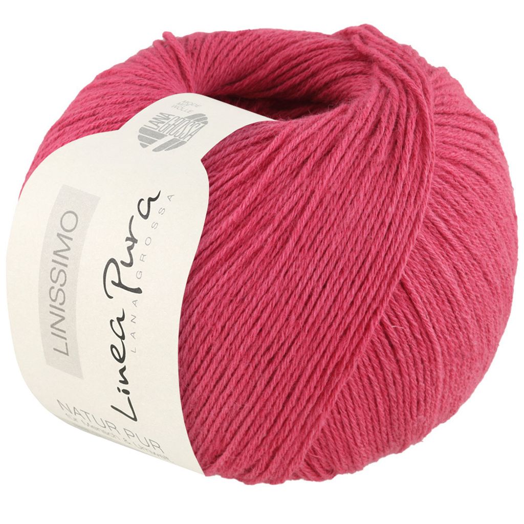 Lana Grossa - Linissimo 0006 erdbeerrot Produktbild 