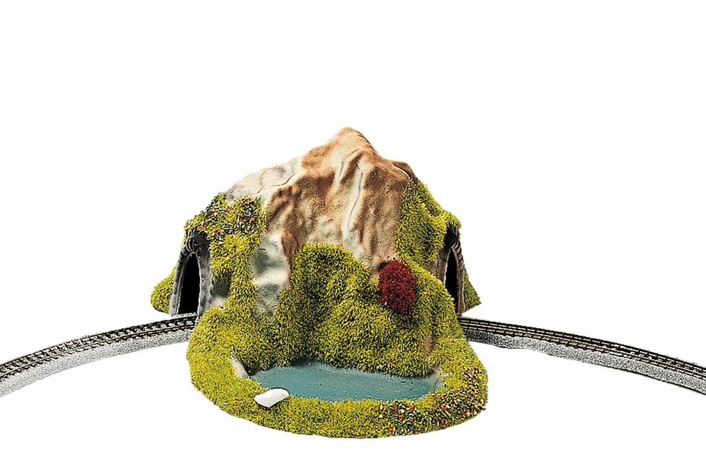 NOCH 44670 - Z Tunnel, 1-gleisig, gebogen, 17 x 13 cm - Neu