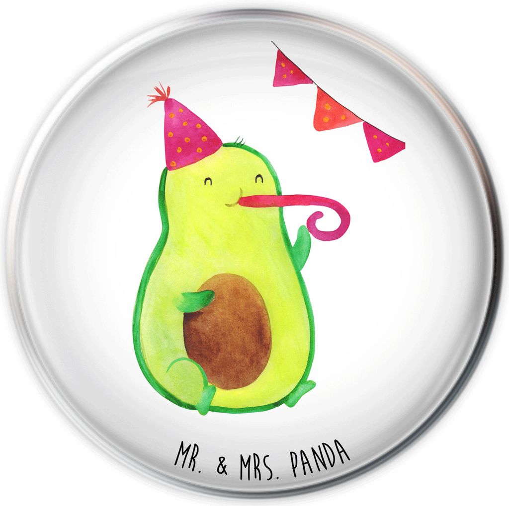 Mr. & Mrs. Panda Ablaufgarnitur Avocado Party - Weiß - Geschenk, Geburtstag, Stöpsel, Waschbecken, Waschbecken-Stopfen, Ablaufstopfen, Stopfen, A...