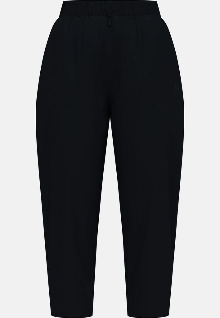 Ultraleichte Ascent 7/8-Ripstop-Hose mit schmal zulaufendem Bein, Damen - Odlo, Farbe:15000 black, Größe:XS