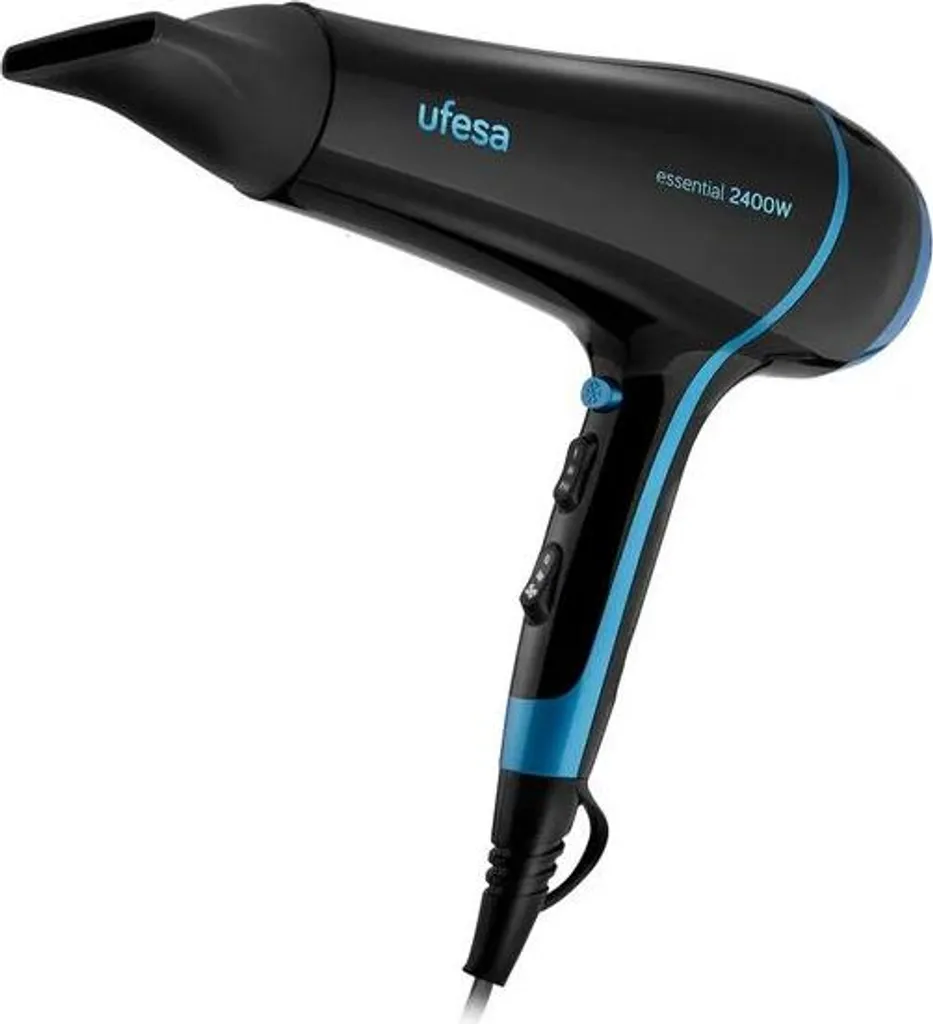 Sèche-cheveux puissant professionnel avec diffuseur et concentrateur air