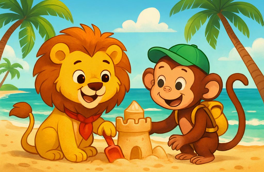 hansepuzzle 110855 - Buschi und Milo Puzzle, 500 Teile, Kinder, 46,0 x 30,0cm mit hochwertiger Aufbewahrung, Kartonbox & Beutel
