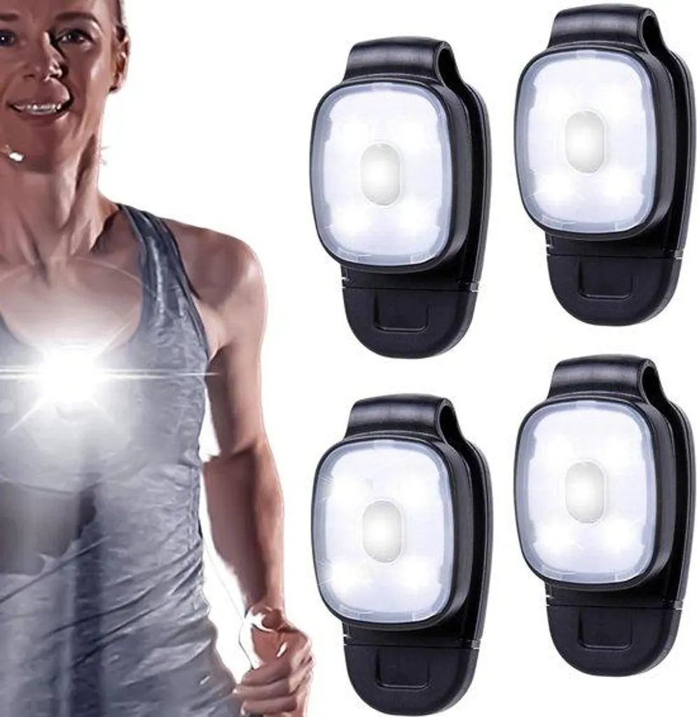 Éclairage de sécurité LED USB - Kit de 4 lampes clipsables pour extérieur