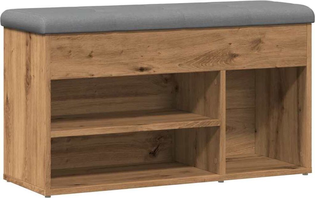 Schuhbank Artisan-Eiche 82x32x45,5 cm Holzwerkstoff