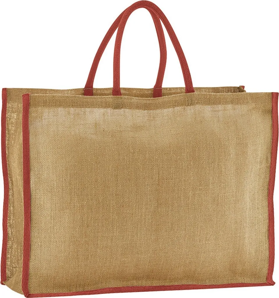 Westford Mill RW10043 Borsa in Iuta Naturale e Ruggine | Shopper Robusta