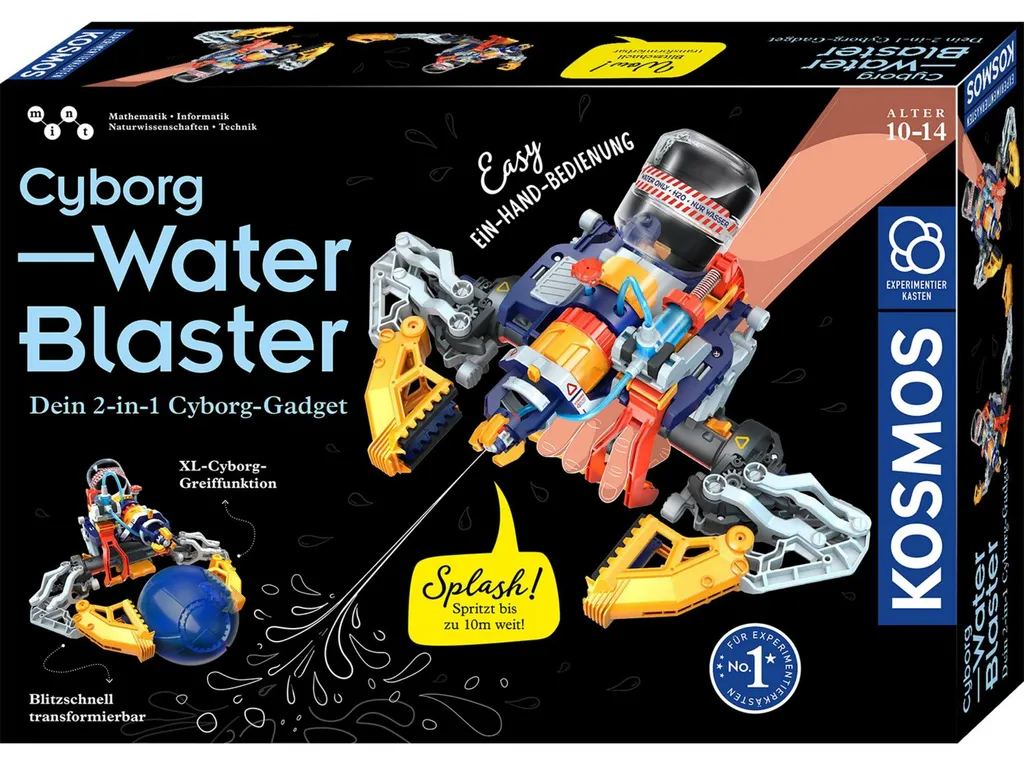 Franckh-Kosmos Cyborg Water-Blaster : Bras Hydraulique Articulé Enfant