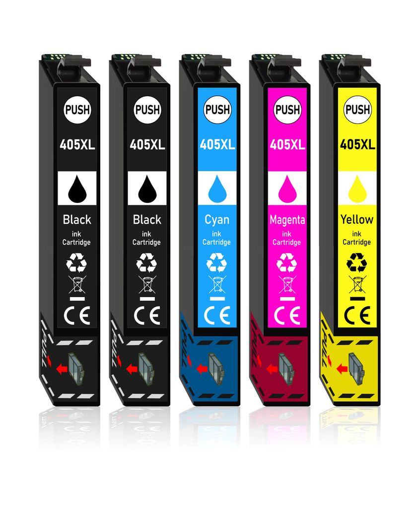 5er Pack Druckerpatronen 405 405XL kompatibel für Epson Produktbild 