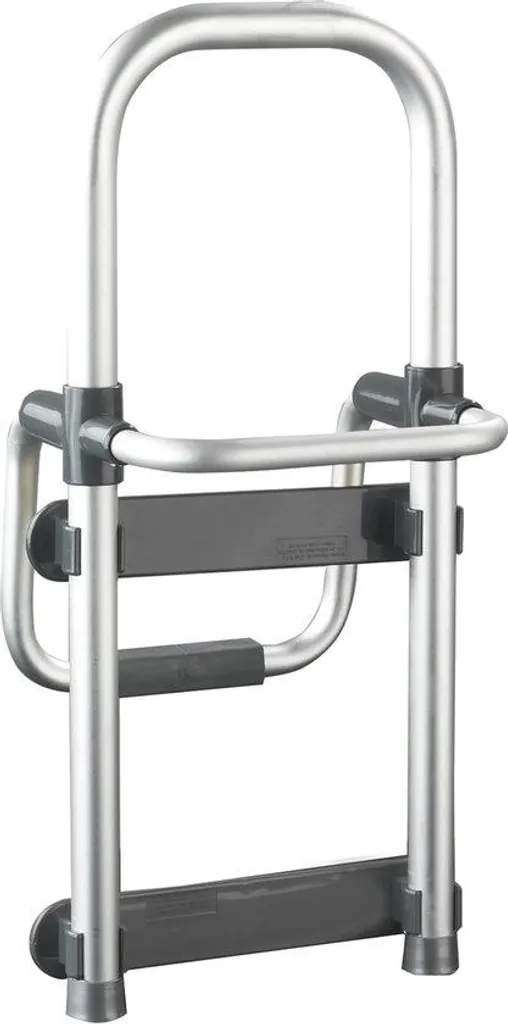 Tabouret de salle de bain argenté 150 kg en aluminium brossé