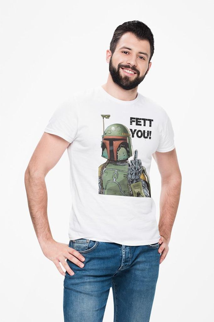 D&B Uni Polo MO00068 Bobafett Weiß-Größe XL