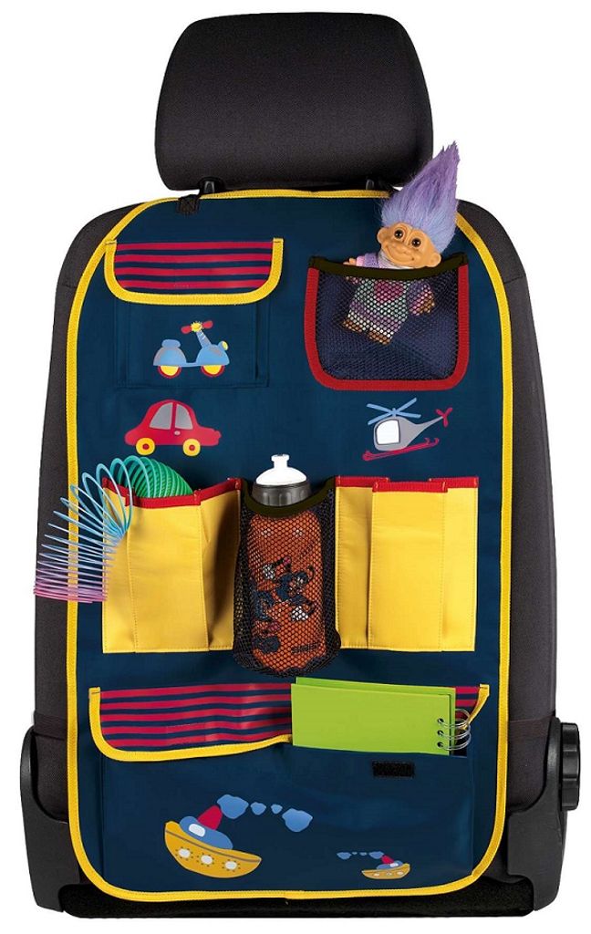 Doppelpack  Rücksitztasche Spielzeugtasche Rückenlehnenschutz Kinder  Organizer 