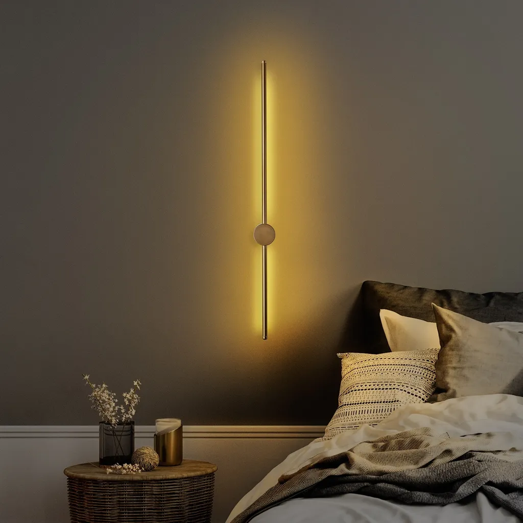 Opviq Sword 13487 Lampada da Parete Oro 91cm Design Moderno Luxury