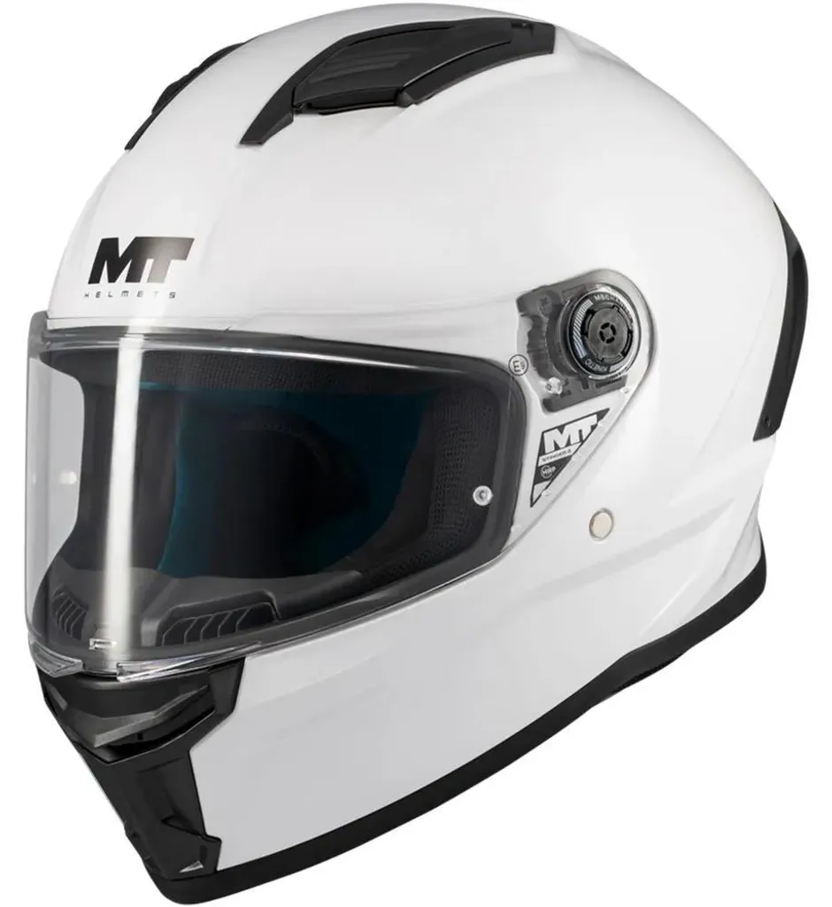 Casque de moto intégral enfant Mt Helmets Stinger 2 Pure Junior Blanc