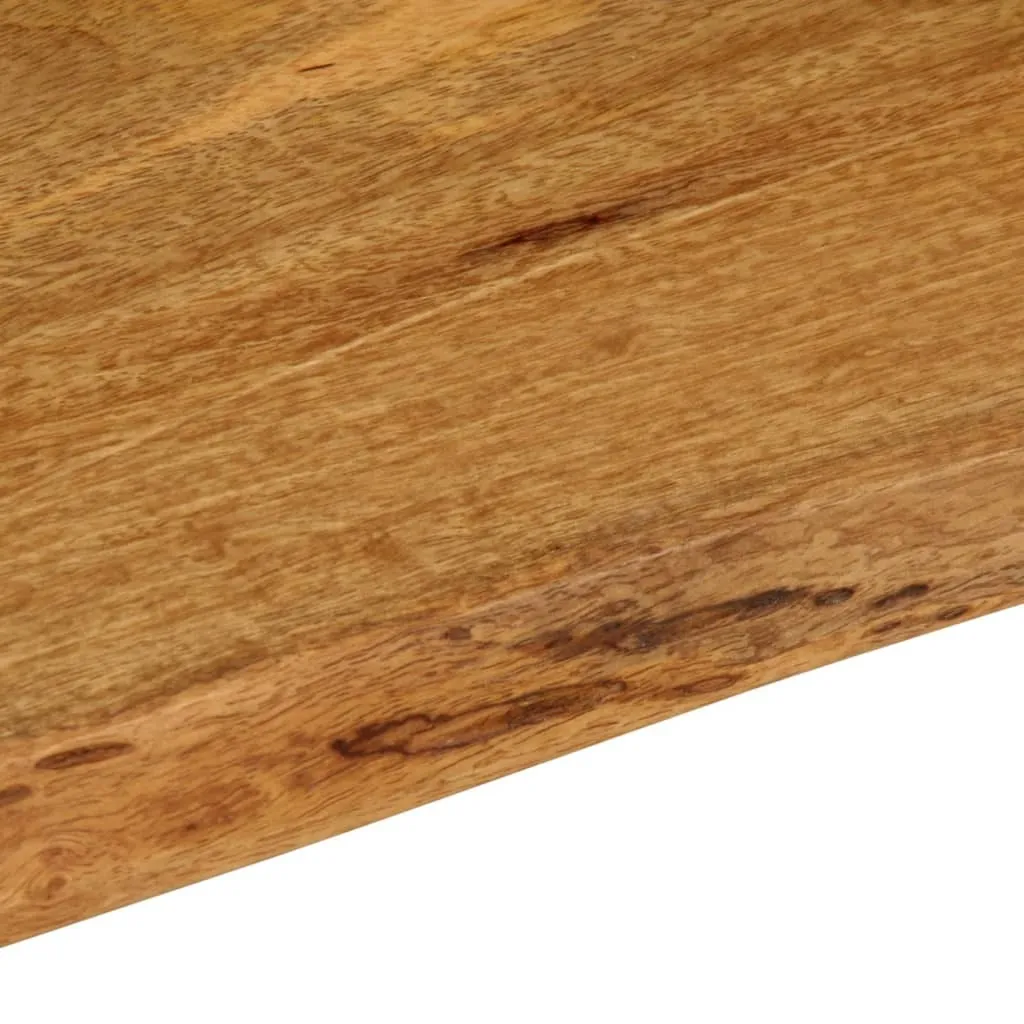 vidaXL Piano Tavolo 80x40x2,5 cm in Legno Massello di Pino Ovale